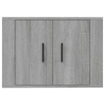 vidaXL Dulap TV montat pe perete, gri sonoma, 57x34,5x40 cm