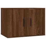 vidaXL Dulap TV montat pe perete, stejar maro, 57x34,5x40 cm