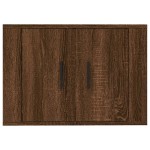 vidaXL Dulap TV montat pe perete, stejar maro, 57x34,5x40 cm