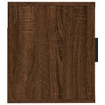 vidaXL Dulap TV montat pe perete, stejar maro, 57x34,5x40 cm