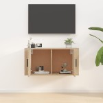 vidaXL Dulap TV montat pe perete, stejar sonoma, 80x34,5x40 cm