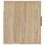 vidaXL Dulap TV montat pe perete, stejar sonoma, 80x34,5x40 cm