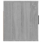 vidaXL Dulap TV montat pe perete, gri sonoma, 100x34,5x40 cm