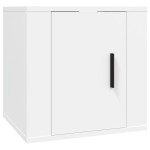 vidaXL Dulapuri TV montate pe perete, 2 buc., alb, 40x34,5x40 cm vidaXL Dulapuri TV montate pe perete, 2 buc., alb, 40x34,5x40 cm