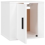 vidaXL Dulapuri TV montate pe perete, 2 buc., alb, 40x34,5x40 cm vidaXL Dulapuri TV montate pe perete, 2 buc., alb, 40x34,5x40 cm