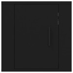 vidaXL Dulap TV montat pe perete, negru, 40x34,5x40 cm