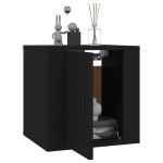 vidaXL Dulapuri TV montate pe perete, 2 buc., negru, 40x34,5x40 cm vidaXL Dulapuri TV montate pe perete, 2 buc., negru, 40x34,5x40 cm