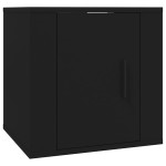 vidaXL Dulapuri TV montate pe perete, 2 buc., negru, 40x34,5x40 cm vidaXL Dulapuri TV montate pe perete, 2 buc., negru, 40x34,5x40 cm