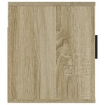 vidaXL Dulap TV montat pe perete, stejar sonoma, 40x34,5x40 cm