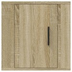 vidaXL Dulapuri TV montate pe perete 2 buc stejar sonoma 40x34,5x40 cm