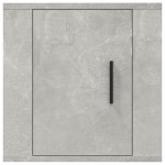 vidaXL Dulap TV montat pe perete, gri beton, 40x34,5x40 cm