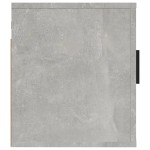 vidaXL Dulap TV montat pe perete, gri beton, 40x34,5x40 cm