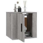 vidaXL Dulap TV montat pe perete, gri sonoma, 40x34,5x40 cm