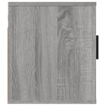vidaXL Dulap TV montat pe perete, gri sonoma, 40x34,5x40 cm