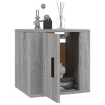 vidaXL Dulapuri TV montate pe perete 2 buc. gri sonoma 40x34,5x40 cm