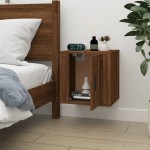 vidaXL Dulap TV montat pe perete, stejar maro, 40x34,5x40 cm