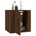 vidaXL Dulapuri TV montate pe perete 2 buc. stejar maro 40x34,5x40 cm