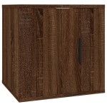 vidaXL Dulapuri TV montate pe perete 2 buc. stejar maro 40x34,5x40 cm