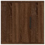 vidaXL Dulapuri TV montate pe perete 2 buc. stejar maro 40x34,5x40 cm