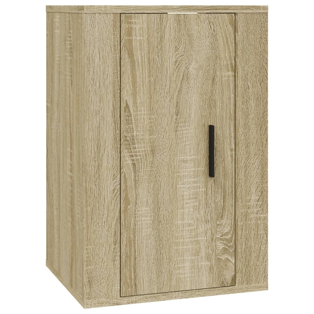 vidaXL Dulap TV montat pe perete, stejar sonoma, 40x34,5x60 cm