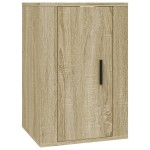 vidaXL Dulap TV montat pe perete, stejar sonoma, 40x34,5x60 cm