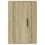 vidaXL Dulap TV montat pe perete, stejar sonoma, 40x34,5x60 cm