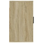 vidaXL Dulap TV montat pe perete, stejar sonoma, 40x34,5x60 cm