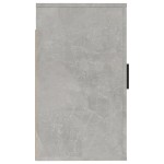 vidaXL Dulap TV montat pe perete, gri beton, 40x34,5x60 cm