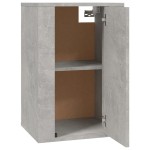 vidaXL Dulap TV montat pe perete, gri beton, 40x34,5x60 cm