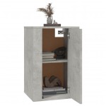 vidaXL Dulapuri TV montate pe perete, 2 buc., gri beton, 40x34,5x60 cm vidaXL Dulapuri TV montate pe perete, 2 buc., gri beton, 40x34,5x60 cm