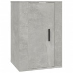 vidaXL Dulapuri TV montate pe perete, 2 buc., gri beton, 40x34,5x60 cm vidaXL Dulapuri TV montate pe perete, 2 buc., gri beton, 40x34,5x60 cm