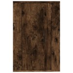 vidaXL Dulap TV montat pe perete, stejar fumuriu, 40x34,5x60 cm