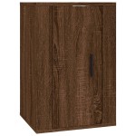 vidaXL Dulapuri TV montate pe perete 2 buc. stejar maro 40x34,5x60 cm
