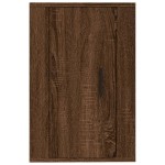 vidaXL Dulapuri TV montate pe perete 2 buc. stejar maro 40x34,5x60 cm