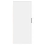 vidaXL Dulap TV montat pe perete, alb, 40x34,5x80 cm