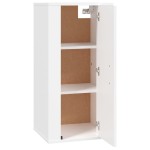 vidaXL Dulap TV montat pe perete, alb, 40x34,5x80 cm