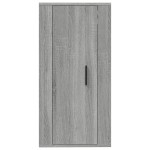vidaXL Dulap TV montat pe perete, gri sonoma, 40x34,5x80 cm