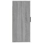 vidaXL Dulap TV montat pe perete, gri sonoma, 40x34,5x80 cm