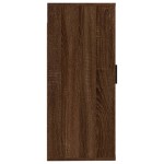 vidaXL Dulap TV montat pe perete, stejar maro, 40x34,5x80 cm