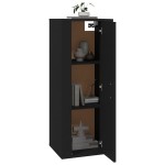 vidaXL Dulap TV montat pe perete, negru, 40x34,5x100 cm