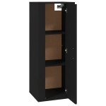 vidaXL Dulap TV montat pe perete, negru, 40x34,5x100 cm