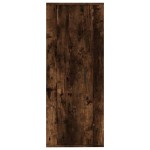 vidaXL Dulap TV montat pe perete, stejar fumuriu, 40x34,5x100 cm