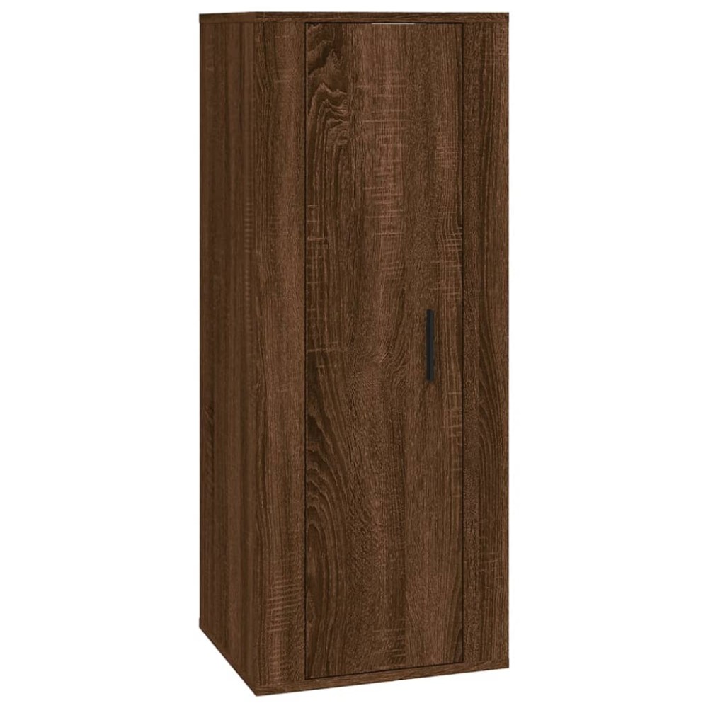 vidaXL Dulap TV montat pe perete, stejar maro, 40x34,5x100 cm