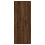 vidaXL Dulap TV montat pe perete, stejar maro, 40x34,5x100 cm