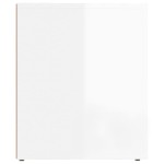 vidaXL Noptiere, 2 buc., alb extralucios, 50x39x47 cm vidaXL Noptiere, 2 buc., alb extralucios, 50x39x47 cm