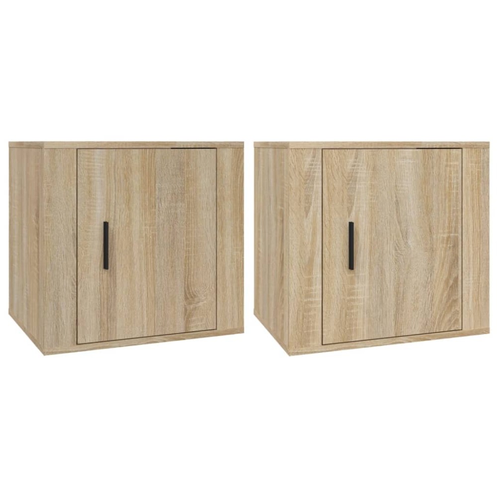 vidaXL Noptiere, 2 buc., stejar sonoma, 50x39x47 cm