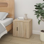 vidaXL Noptiere, 2 buc., stejar sonoma, 50x39x47 cm vidaXL Noptiere, 2 buc., stejar sonoma, 50x39x47 cm