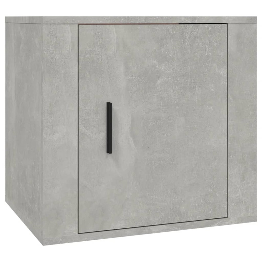 vidaXL Noptieră, gri beton, 50x39x47 cm