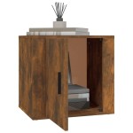 vidaXL Noptiere, 2 buc., stejar fumuriu, 50x39x47 cm vidaXL Noptiere, 2 buc., stejar fumuriu, 50x39x47 cm