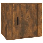 vidaXL Noptiere, 2 buc., stejar fumuriu, 50x39x47 cm vidaXL Noptiere, 2 buc., stejar fumuriu, 50x39x47 cm
